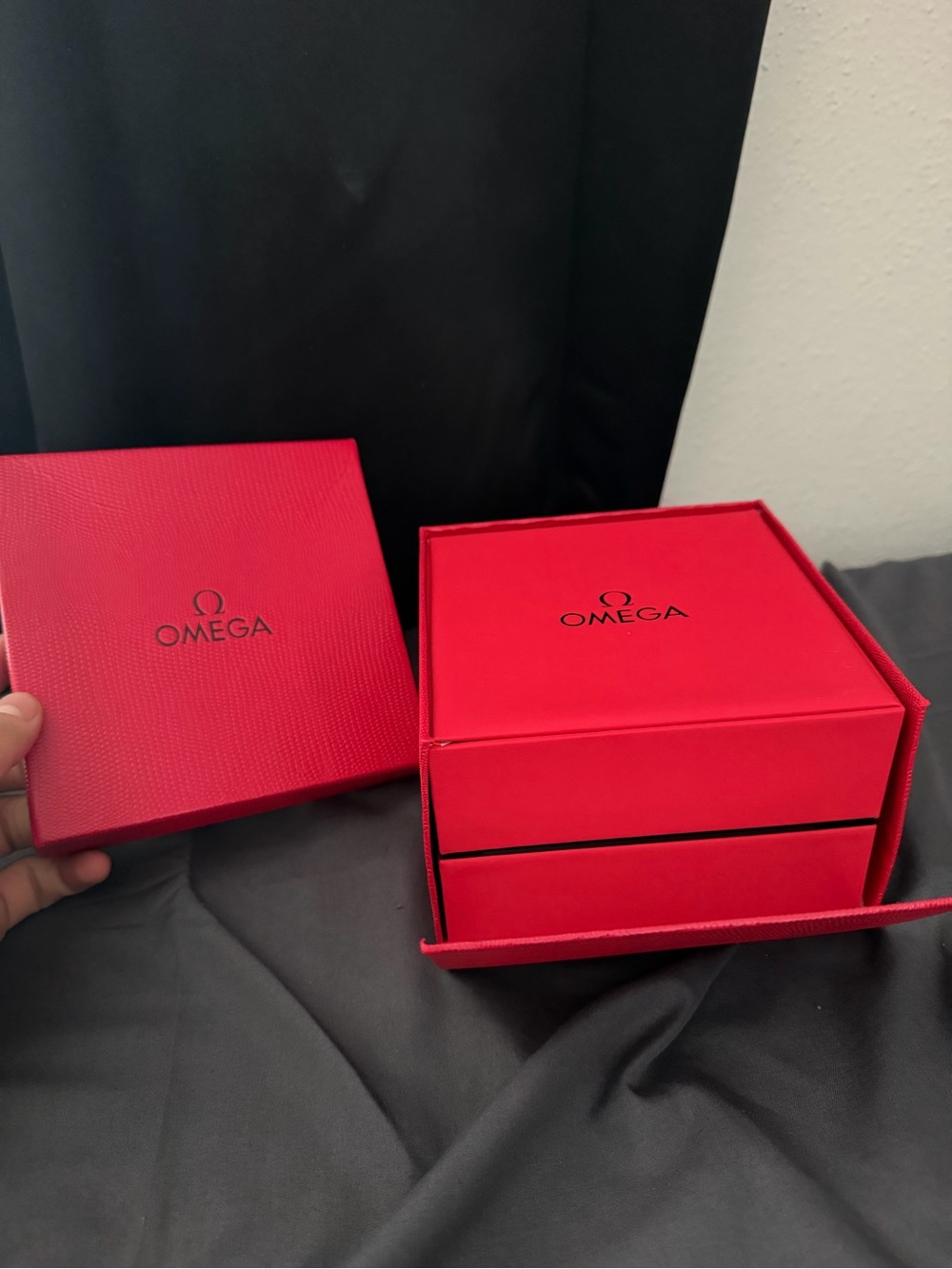 Omega Red Watch Presentation Box